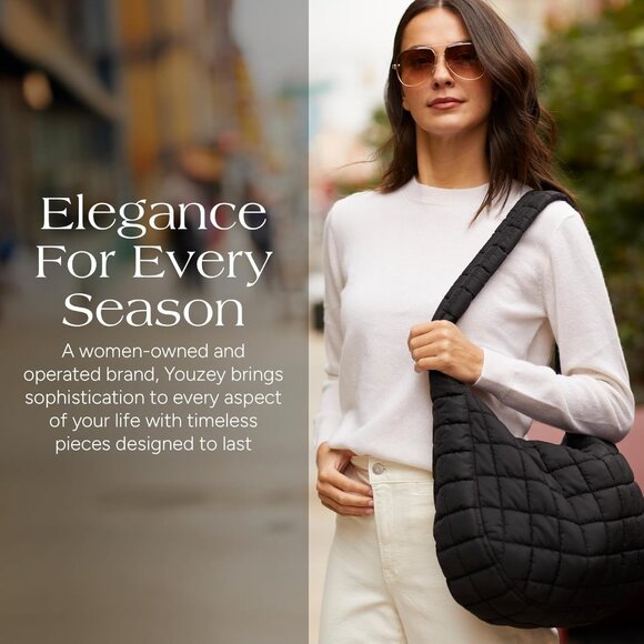 Crossbody Bag Quilted Puffer Soft Travel Stylish Organizer - Picture 7 of 7